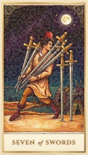 Seven of Swords tarot card