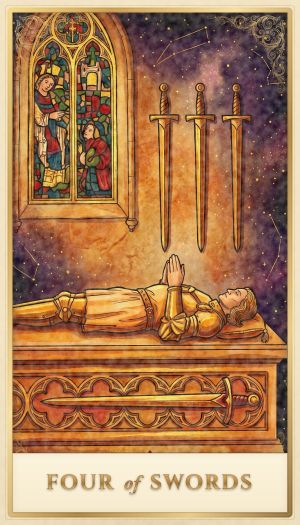 Four of Swords tarot card