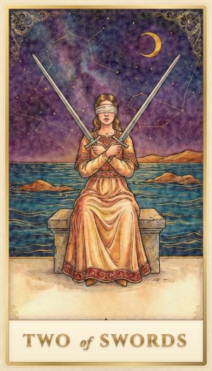 Two of Swords tarot card