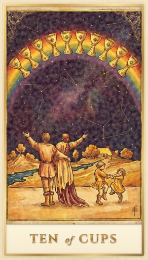 Ten of Cups tarot card