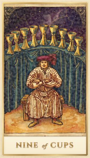 Nine of Cups tarot card