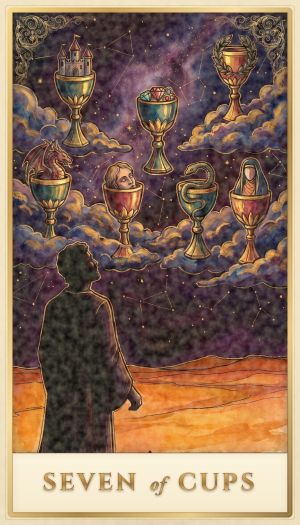 Seven of Cups tarot card