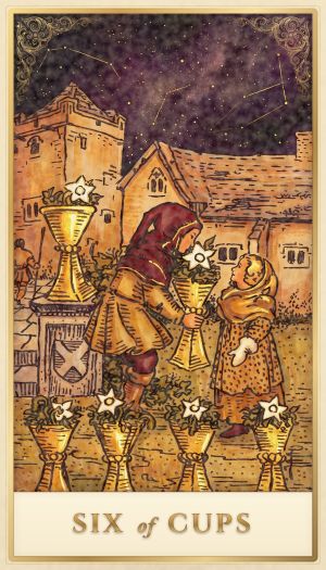 Six of Cups tarot card