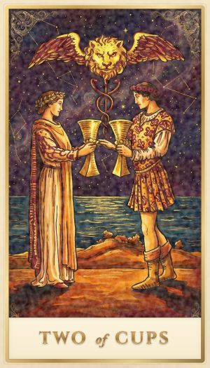 Two of Cups tarot card