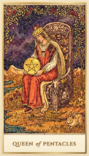 Queen of Pentacles tarot card