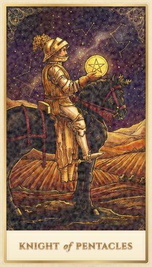 Knight of Pentacles tarot card