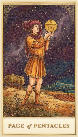Page of Pentacles tarot card