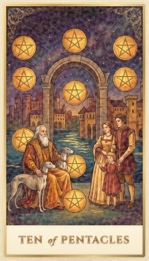 Ten of Pentacles tarot card