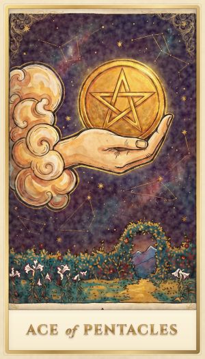 Ace of Pentacles tarot card