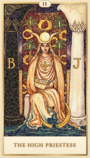 The High Priestess tarot card