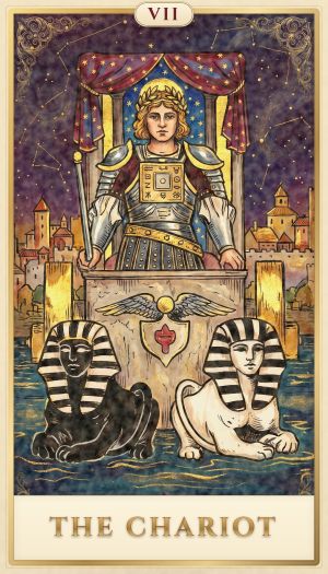 The Chariot tarot card
