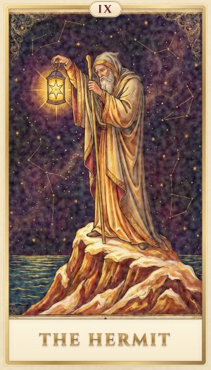 The Hermit tarot card