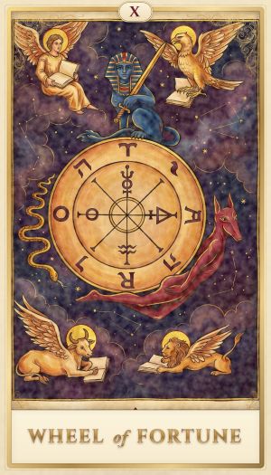 Wheel of Fortune tarot card