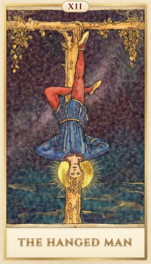 The Hanged Man tarot card